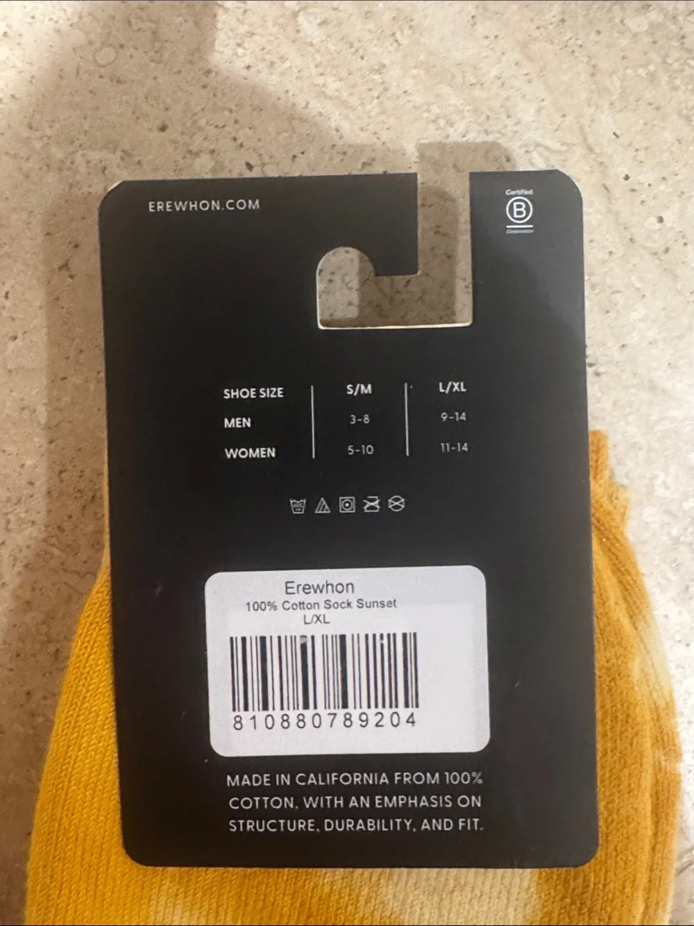 Erewhon Tie-Dye Crew Socks